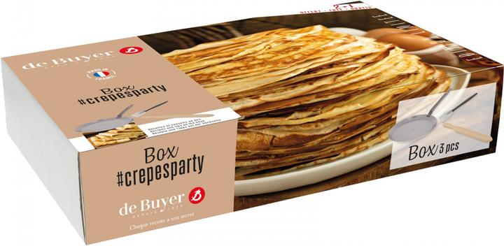 Actual product image de Buyer Crêpes party (26 cm, Crêpe pan, Steel)