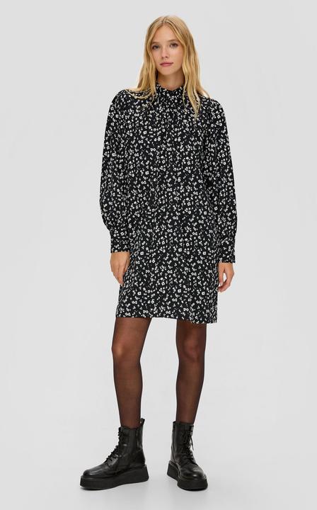 Image du produit s.Oliver Crêpe-Kleid mit Raffung (36)