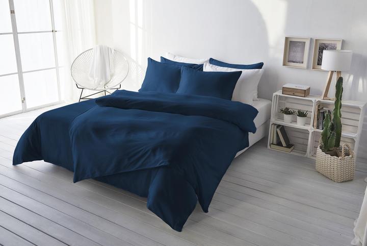 Image du produit Living Home Satin uni (Set de linge de lit, 160 x 210 cm, 65 x 100 cm)