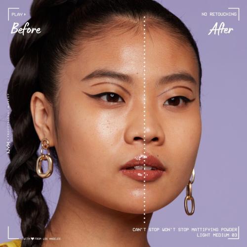 Actual product image NYX Professional Make-Up Can't Stop Won't Stop Mattifying Powder (3 Light Medium)