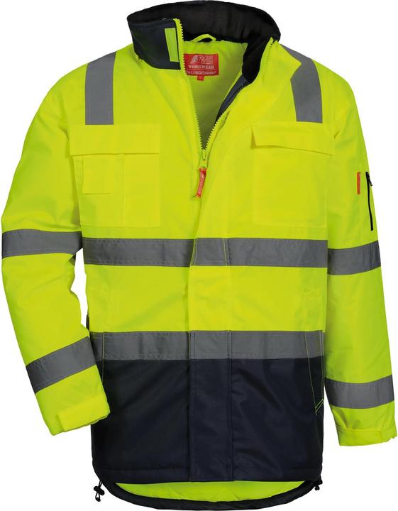 Nitras Men's MOTION TEX VIZ high-visibility parker neon yellow XL, neon yellow, XL EU (XL)