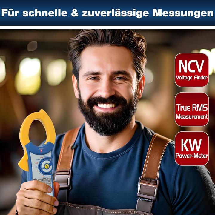 Image du produit Peaktech Pince ampèremétrique triphasée P1660 (CAT III 1000V, CAT IV 600V)