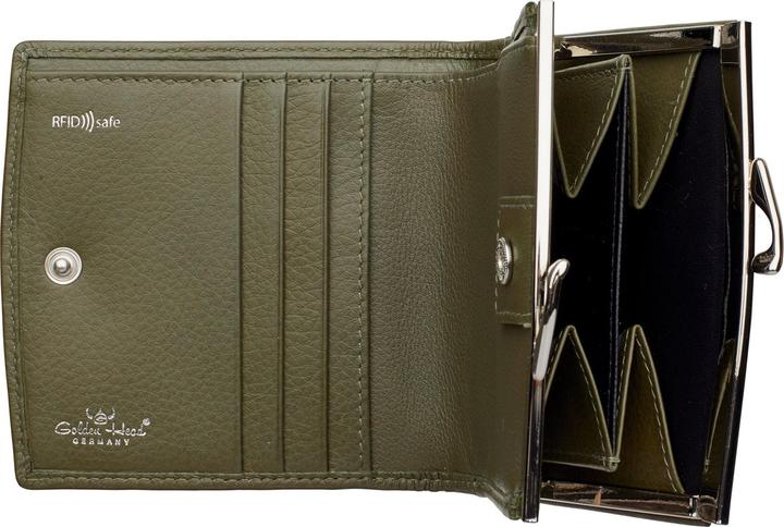 Actual product image Golden Head Madrid wallet RFID leather 10 cm