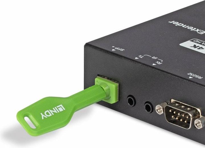 Image du produit Lindy Clé pour verrou de port SFP vert