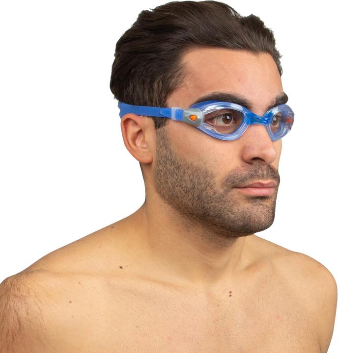 Image du produit Seac Lunettes de natation Spy bleus, pour adultes, sangle réglable (Taille unique)