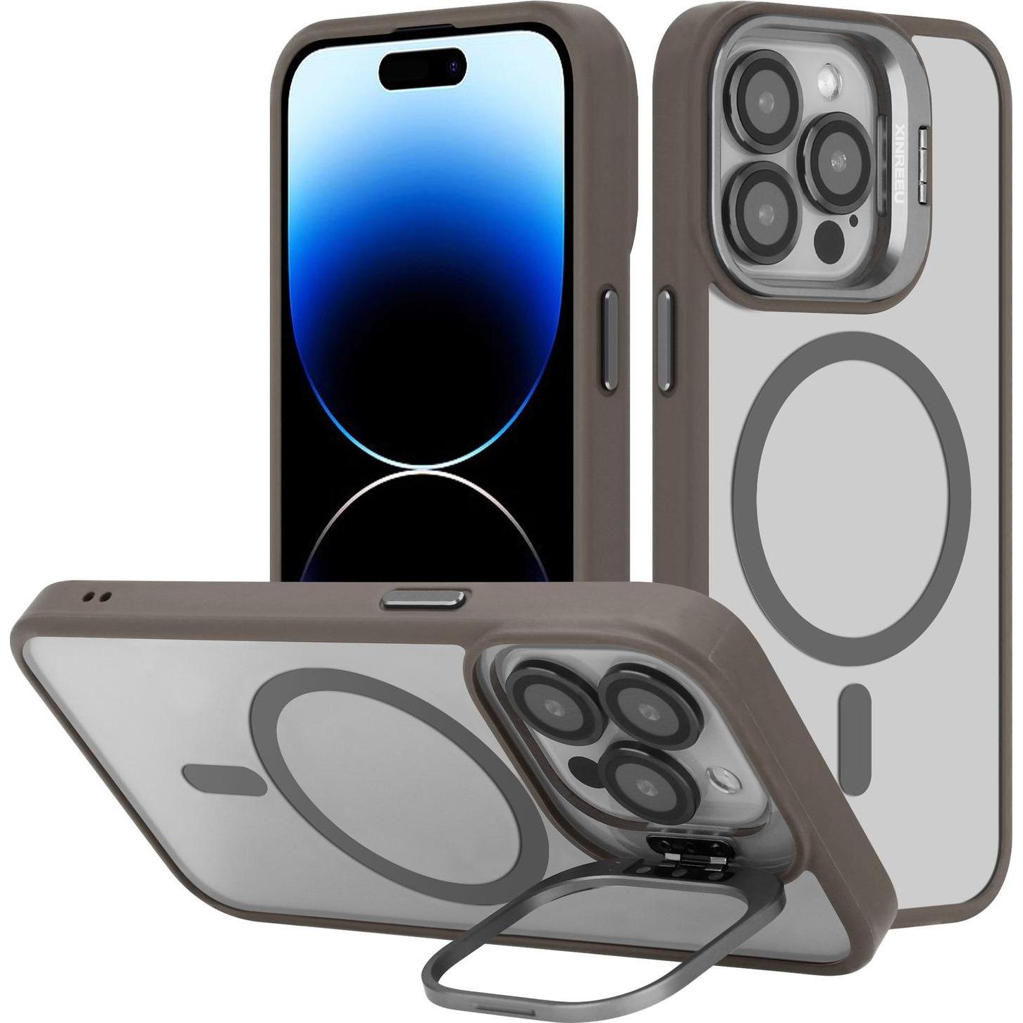 Cadorabo Hülle für iPhone 15 PRO MAX kompatibel mit Magsafe inkl. Kameralinsen Schutz (Apple iPhone 15 Pro Max), Smartph...