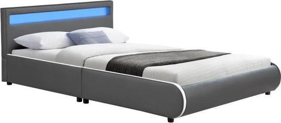 Immagine prodotto Juskys Letto imbottito Siviglia con LED (140 x 200 cm)
