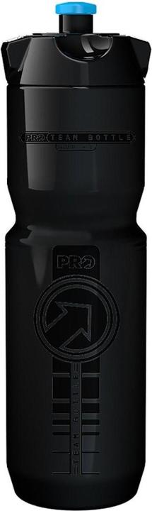 PRO Bike Gear Drinking Bottle Team Black 800ml Plastic, Filling Scale (0.80 l)