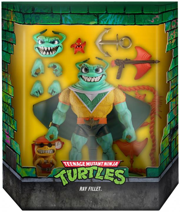 Image du produit Super7 Les Tortues ninja figurine Ultimates Ray Fillet 18 cm