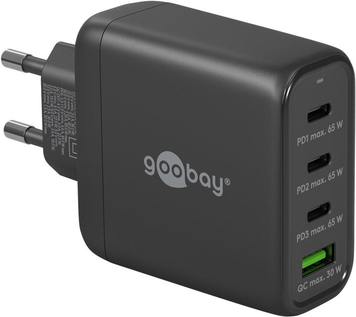 Goobay USB-C Multiport Schnellladegerät mit GaN Technologie (68 W)