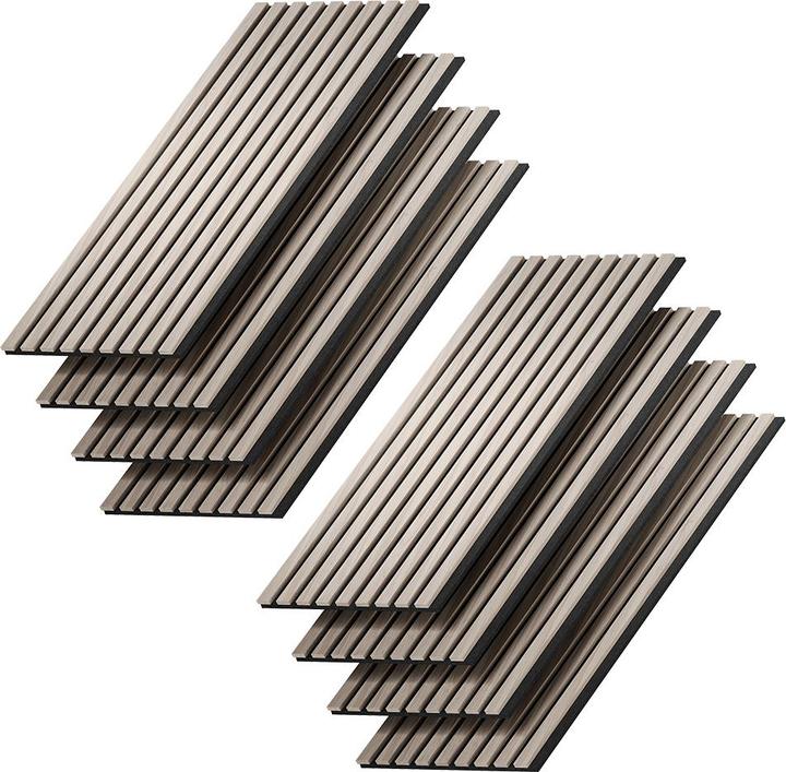 Actual product image Vicco Acoustic panel Akustikpaneel, Brown, 8 pieces (8 pcs.)