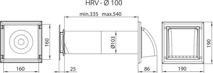 Actual product image Awenta Ventilation system