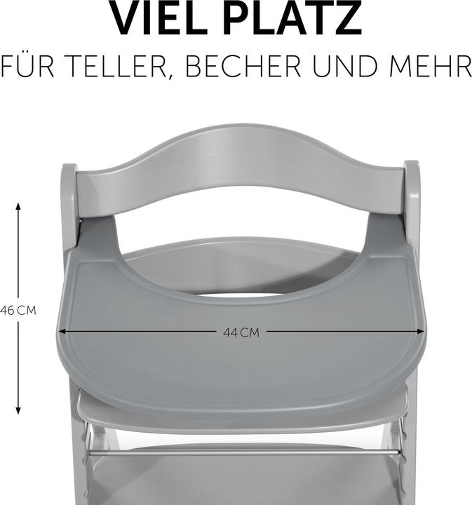 Produktbild Hauck Alpha Click Tray Grey