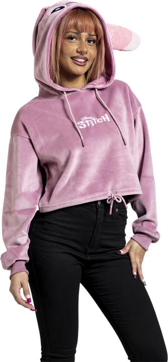 Produktbild Difuzed Lilo & Stitch - Angel Cropped Hoodie - L (L)