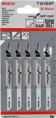 Actual product image Bosch Professional Zubehör PRO Hardwood clean reverse T101BRF jigsaw blade, 100 mm, 25 pcs.