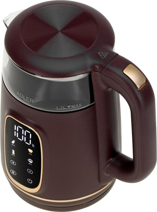 Produktbild Adler AD 1305 burgunderfarbener Wasserkocher (1.70 l)
