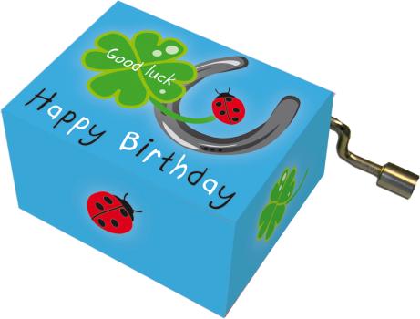 Image du produit Fridolin art & music Boîte à musique Fer à cheval, trèfle et coccinelle