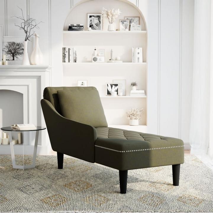 Produktbild VidaXL Chaiselongue Lounge Sofa Recamiere mit Rechter Armlehne Kunstleder