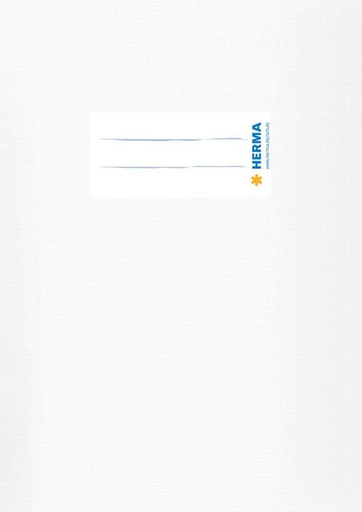 Actual product image HERMA Exercise book cover, DIN A5, made of PP, white covered (A5)