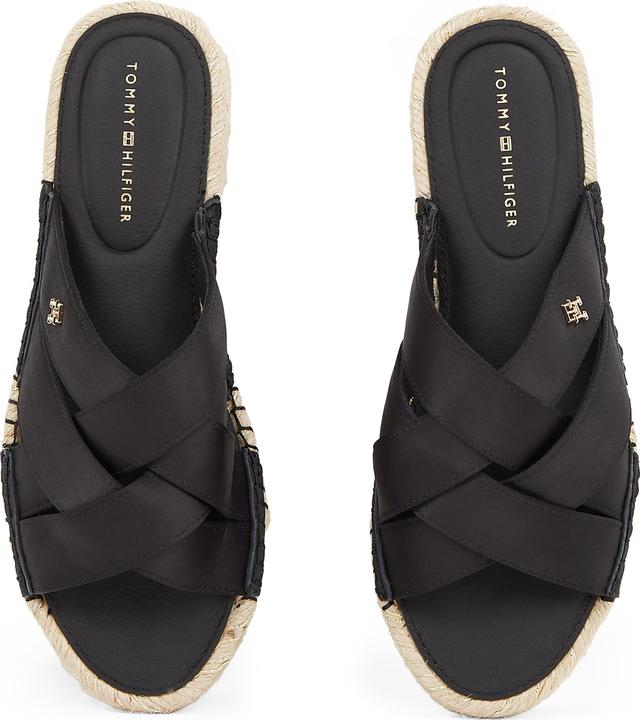 Productafbeelding Tommy Hilfiger Damen Espadrille Slipper mit Monogramm, offener Spitze und Riemen (40)