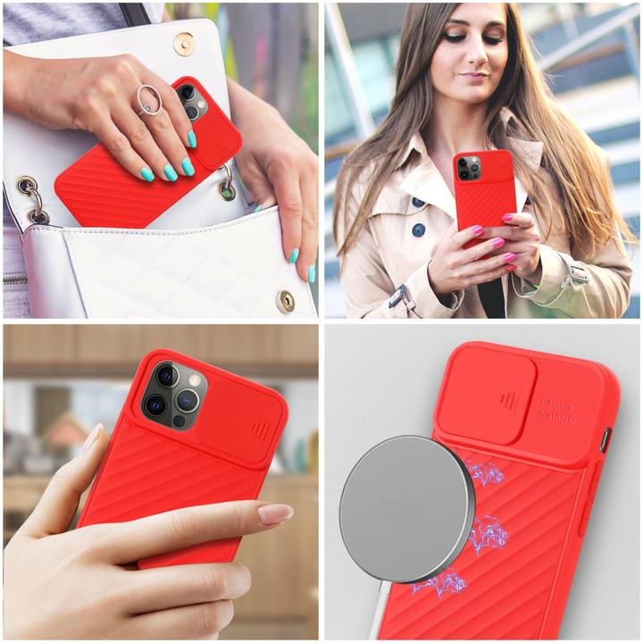 Actual product image Cadorabo TPU cover with camera protection (Apple iPhone 12 Pro Max)