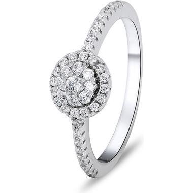Brilio, Ring, Silver - Beautiful silver ring with zircons RI029W - Circuit: 54 mm, (54)