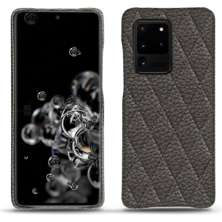 Noreve Lederschutzhülle (Samsung Galaxy S20 Ultra 5G), Smartphone Hülle, Grau