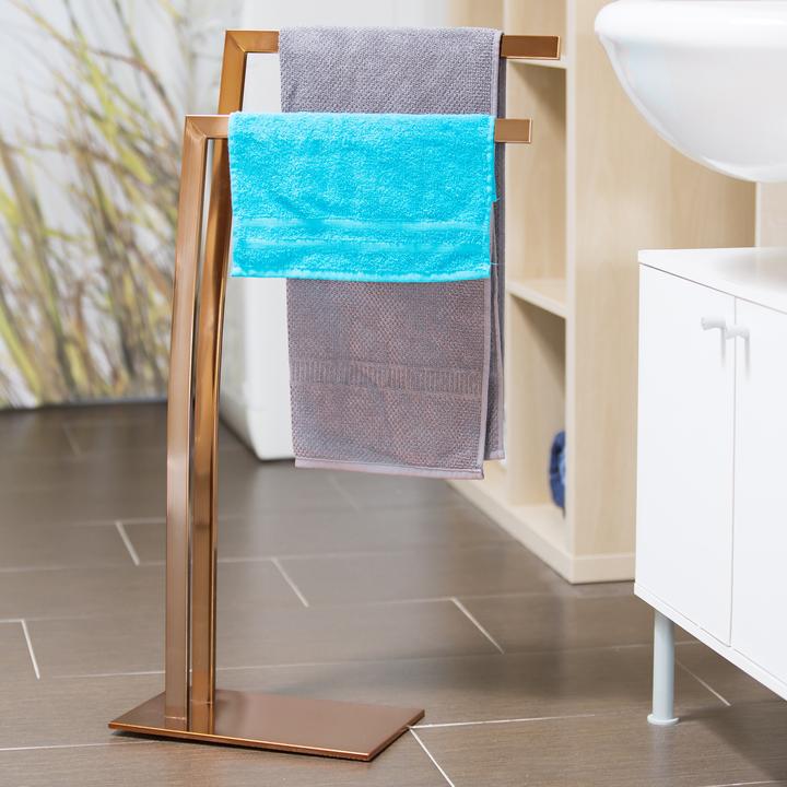 Actual product image Relaxdays Towel Holder, No Drilling