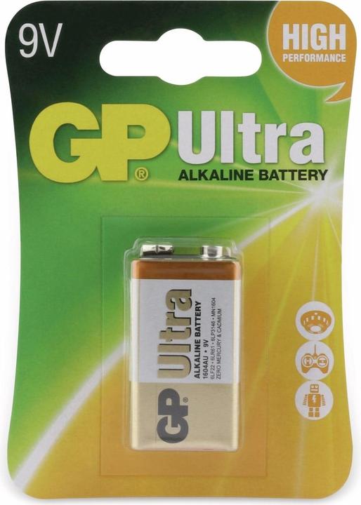 Image du produit GP Batteries Bloc ultra-alcalin (1 pcs, 9V Block)