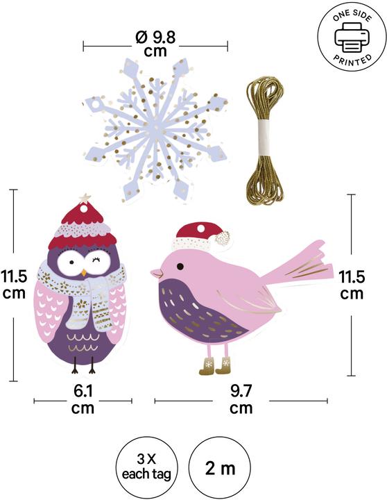 Actual product image I Am Creative Gift tags (9x)
