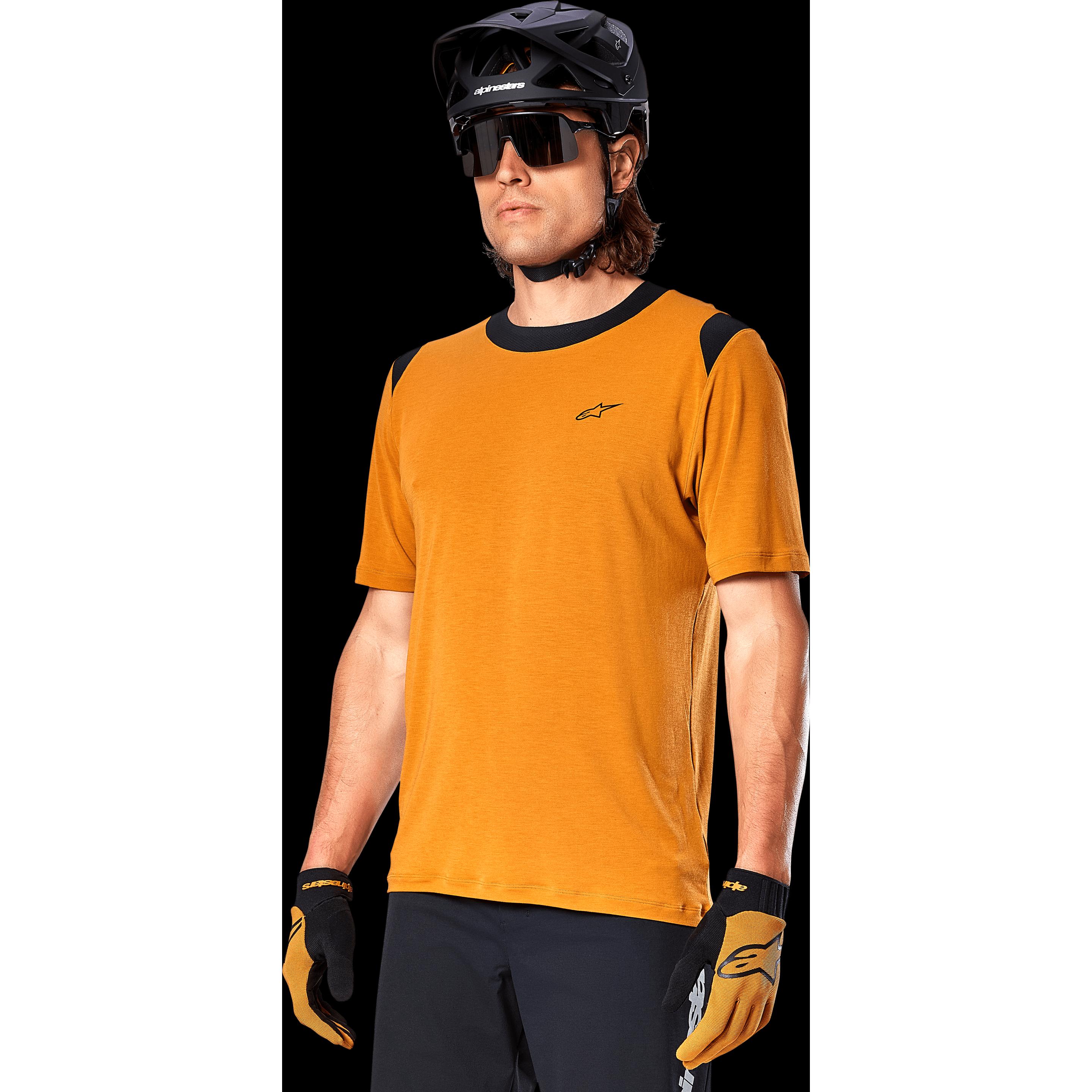 Alpinestars, Herren, Velotrikot, Jersey 24 A-Dura Dri Wool Ss (S), Gold, S