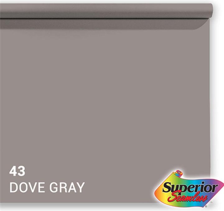 Produktbild Superior Achtergrond Rol Dove Gray (nr 43) 1.35m x 11m