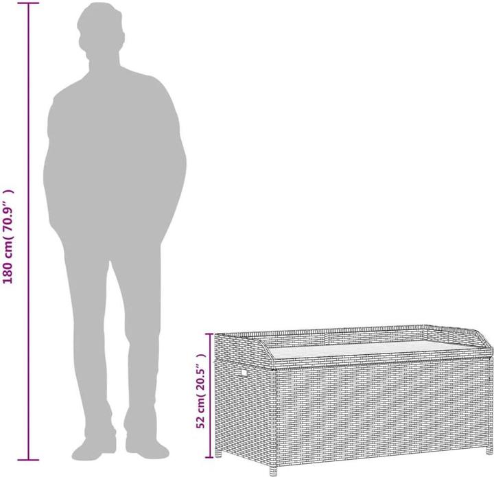 Image du produit vidaXL Bank mit Stauraum