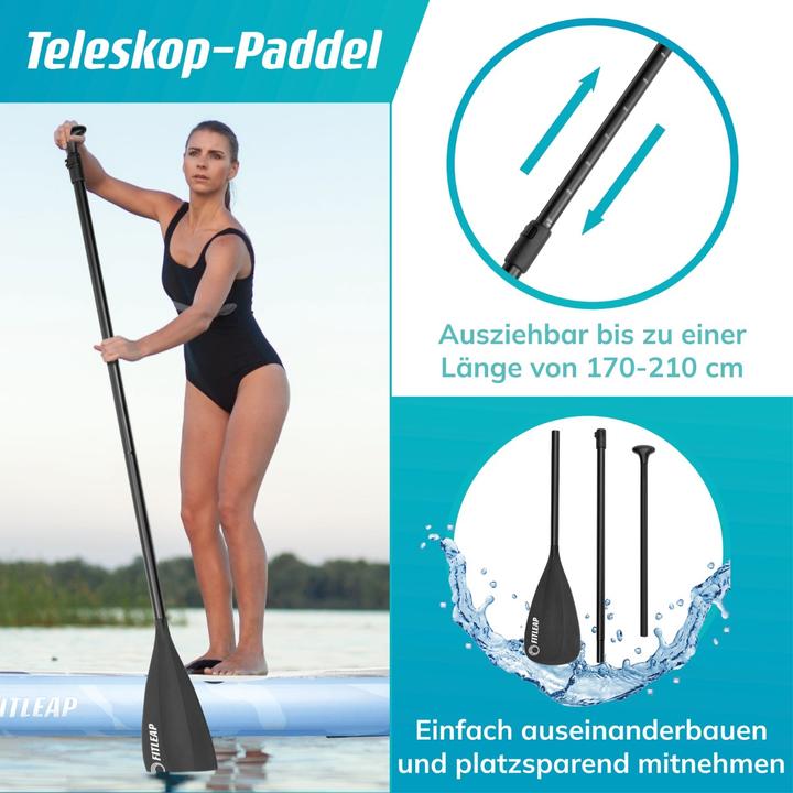 Immagine prodotto Fitleap Premium Stand Up Paddle Board aufblasbar - SUP Board Set (10'5")