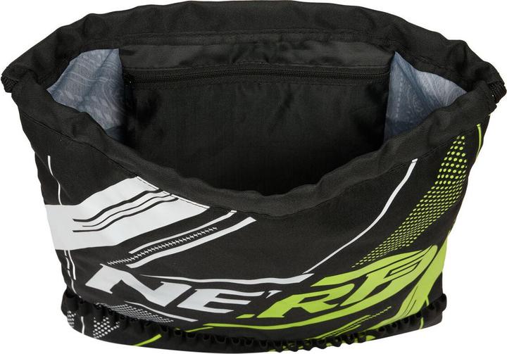 Nerf Rucksacktasche mit Bändern Get ready Schwarz 35 x 40 x 1 cm