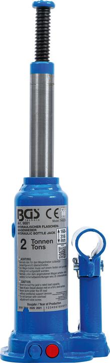 Actual product image BGS Hydraulic Bottle Jack 2 t