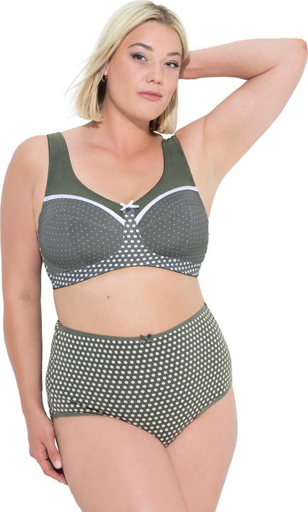 Produktbild Ulla Popken Maxislips, 5er-Pack, Punkte/einfarbig (46, 48)
