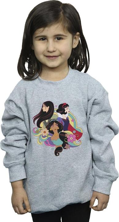 Produktbild Disney Princess Mulan Jasmine Snow White Sweatshirt Mädchen (128)