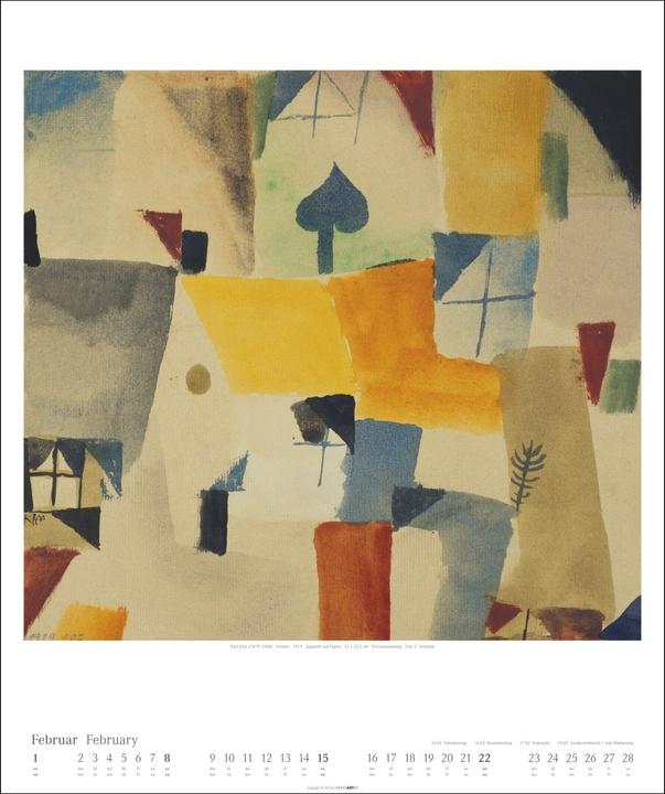 Produktbild Paul Klee Kalender 2026 (46 x 55 cm, Deutsch, Englisch)