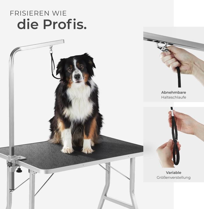 Actual product image tectake Dog Grooming Table with Arm (Dog)
