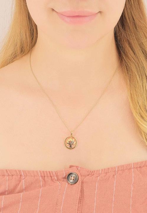 Image du produit Muau Anhänger Lebensbaum Bicolor 750/18K (750, Or bicolore 18 carats)