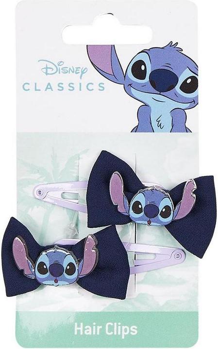 Image du produit Cerda Pinces à cheveux Stitch Violet Bleu Noeud 2 pièces (2 pcs)