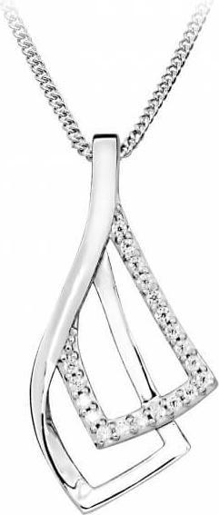 Image du produit Silver Cat Élégant collier avec zircons SC371