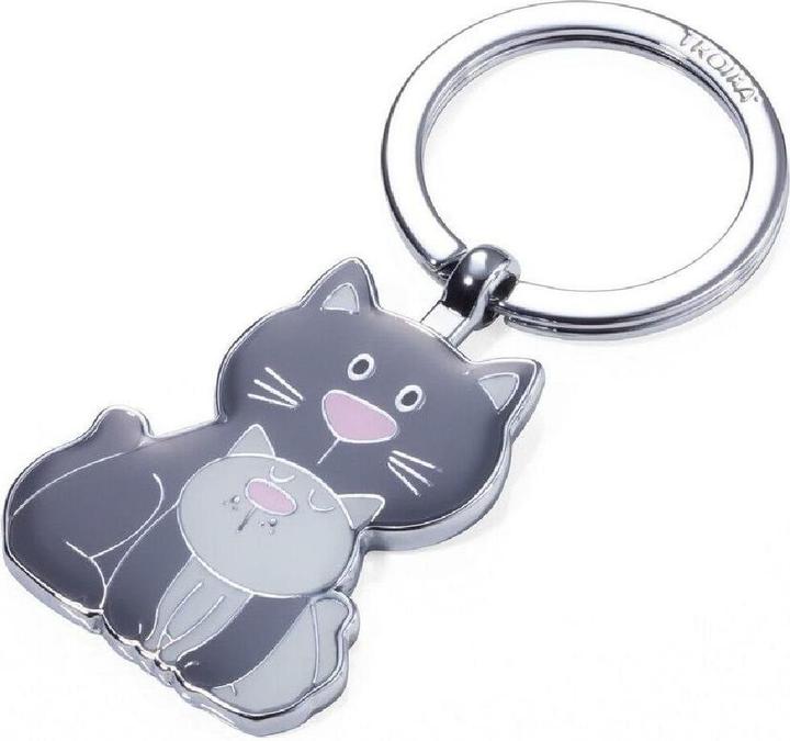Actual product image Troika Key tag. CAT & KITTY
