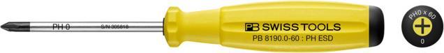 Actual product image PB Swiss Tools Screw tenz. PB8190.0-60 ESD (Phillipps cross recess (PH))