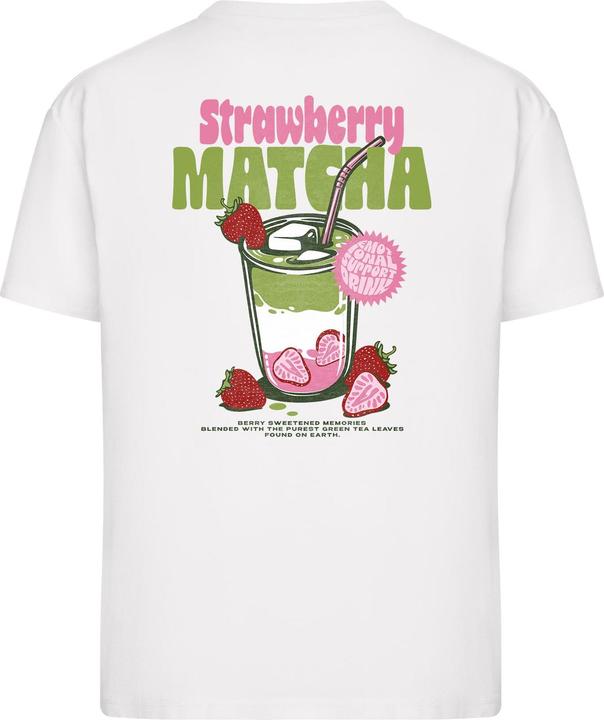 Produktbild Miss Tee Strawberry Matcha Tee white M (M)