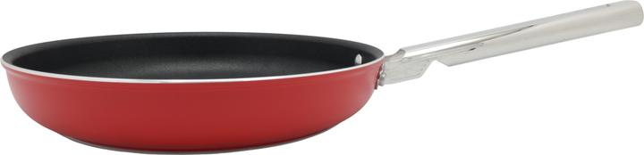Actual product image Smeg CKFF2801RDM Frying pan Ø 28 cm, red (Frying pan, Aluminium, Stainless steel, 28 x 8.80 cm)