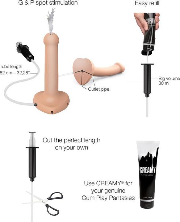 Actual product image Strap-on-me Squirting Cum Dildo (S)