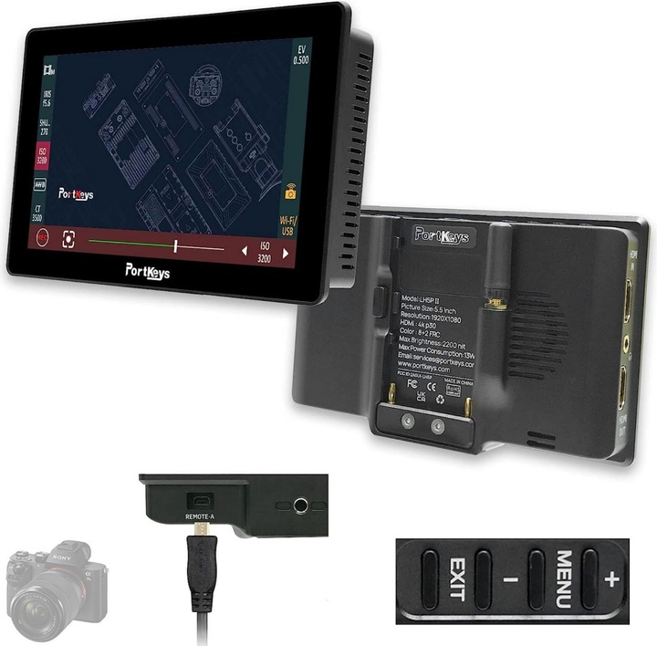 Produktbild Portkeys LH5P II 5.5 Zoll 4K HDMI Touchscreen Monitor (5.50", 4K)