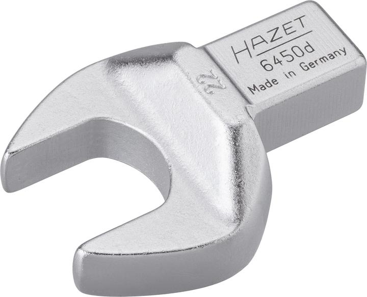 Produktbild HAZET Einsteck-Maulschlüssel 6450D-22 ∙ Einsteck-Vierkant 14 x 18 mm ∙ Aussen Sechskant Profil ∙ 22 …